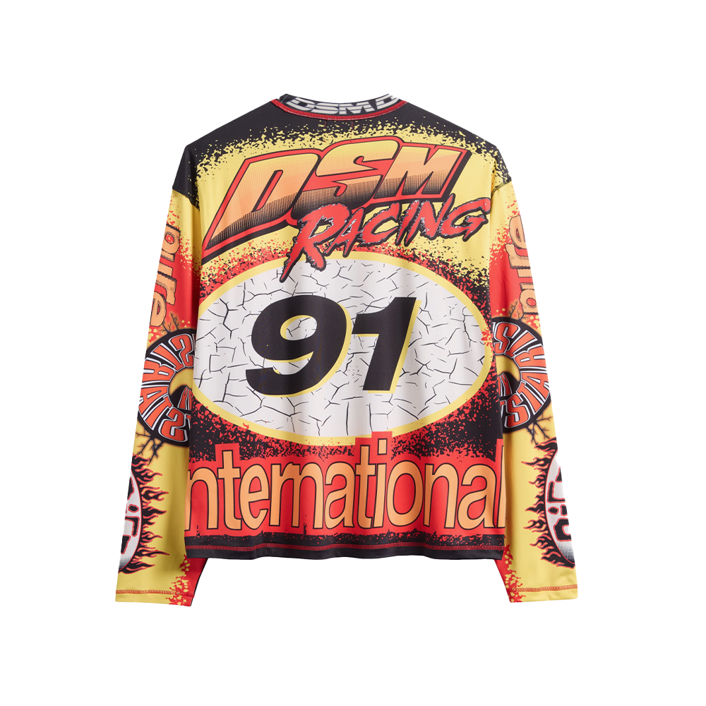 DSM MX Racing Jersey Black Red