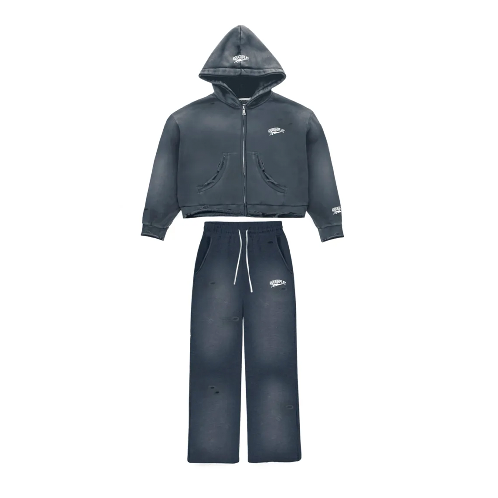 Rough Play Distress Sweatsuit