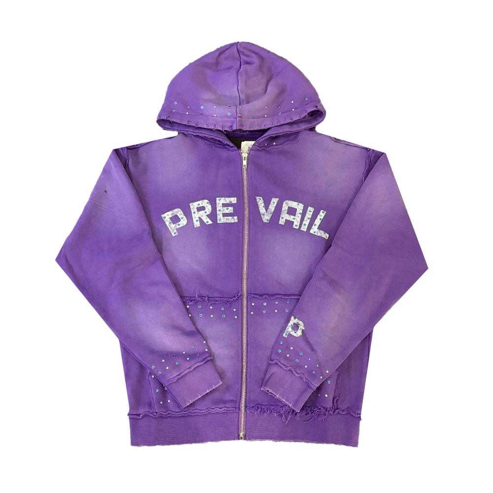 Legends Prevail Rhine stone Purple Sweatsuit