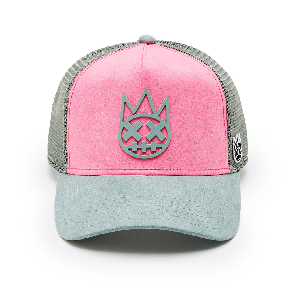 Cult's Logo Mesh Back Trucker Hat "Shimuchan" in Hot Pink