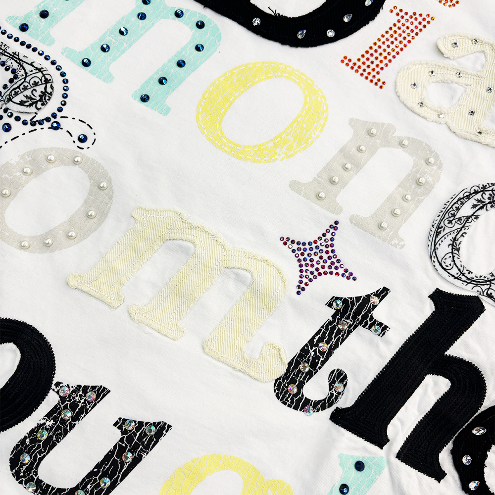 Rebel Denim Diamond Patch Tee