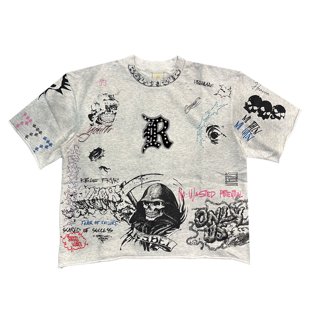 Rebel Denim Culture Tee White