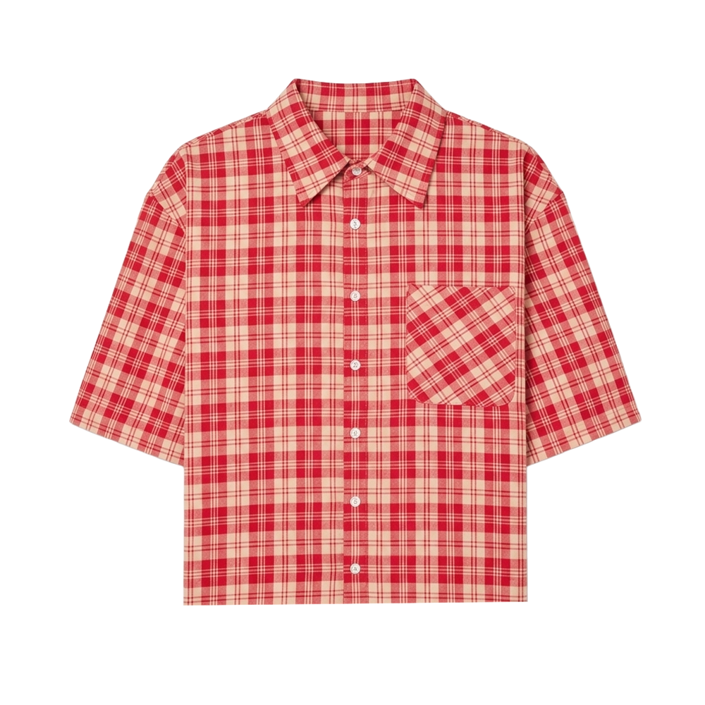 MNML Crop Flannel S/S Shirt