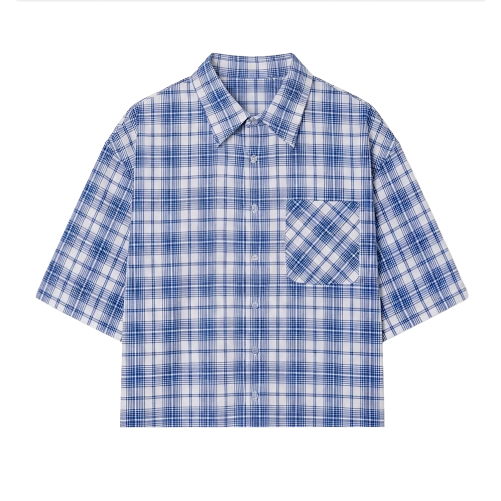 MNML Crop Flannel S/S Shirt