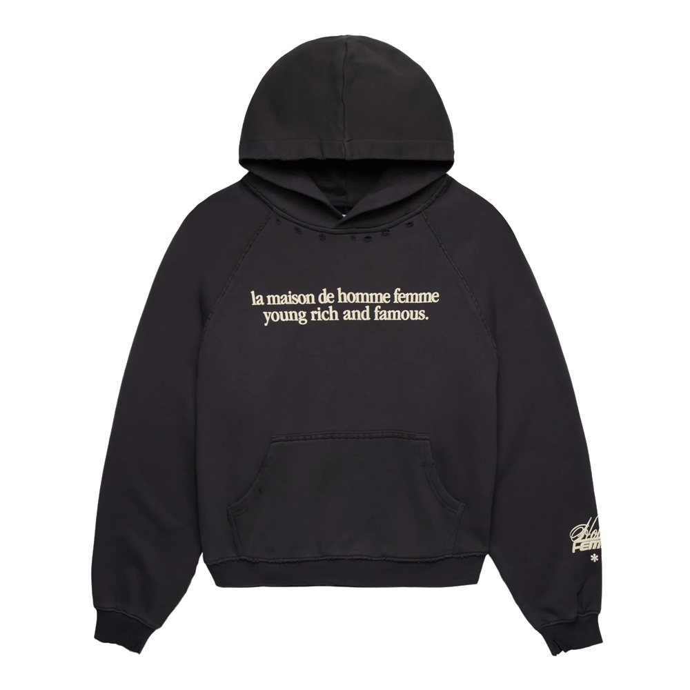 Homme + Femme Destroyed Maison Hoodie