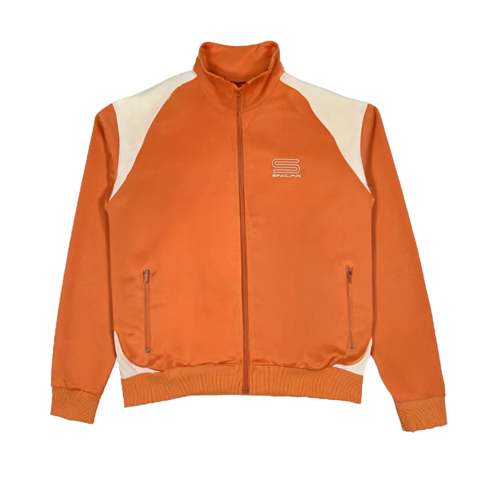 ORANGE SINCLAIR TECH LOGO JACKET