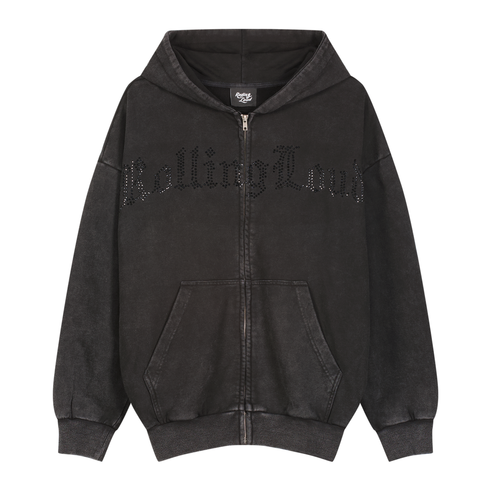 Rollingloud Worldwide Bling Zip Hoodie