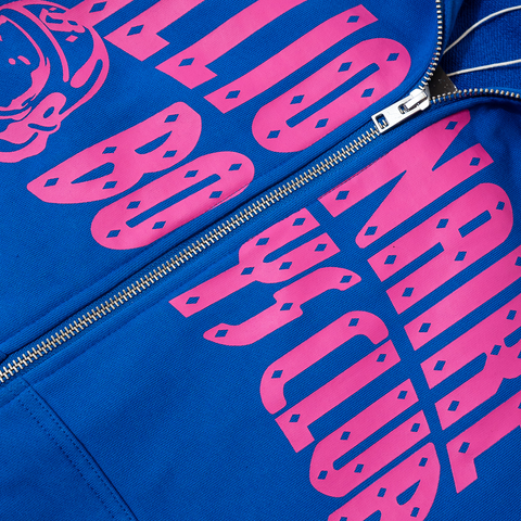 BB ARCH FULL ZIP HOODIE OLYMPIAN BLUE DETAIL