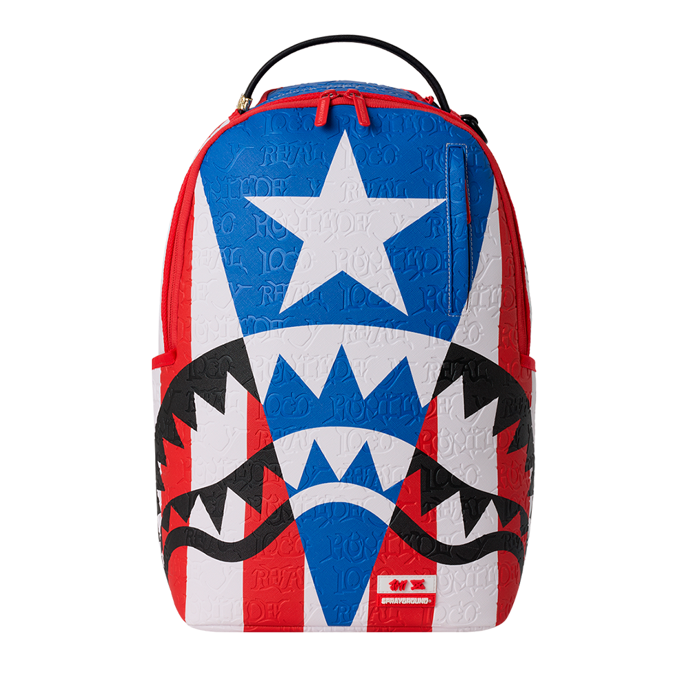 Sprayground Jon Z-PR Flag W/Embossed Slogan Backpack