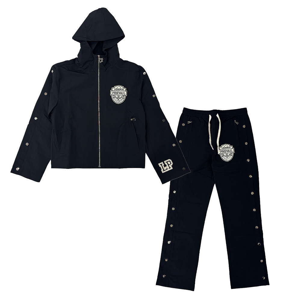 Legends Prevail Black Tracksuit Set