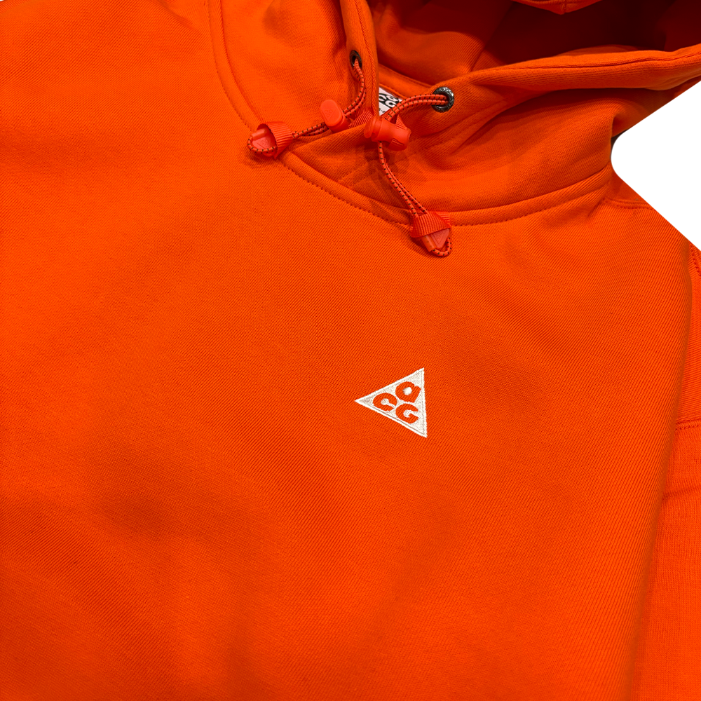 nike acg orange hoodie
