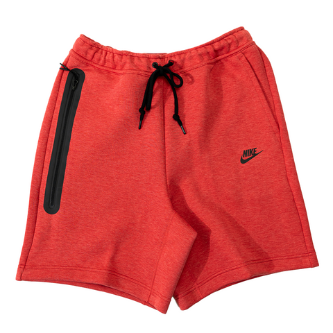 Nike red fleece shorts best sale