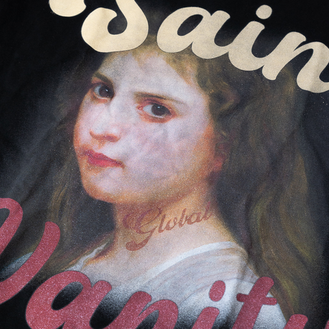 SAINT VANITY GLOBAL TEE BLACK DETAIL