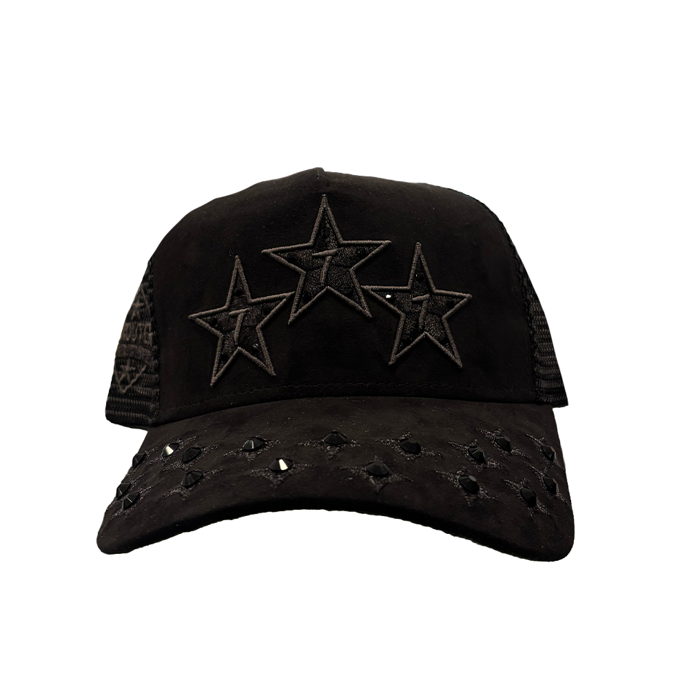 Hudson Diamond 777 Suede Trucker Hat