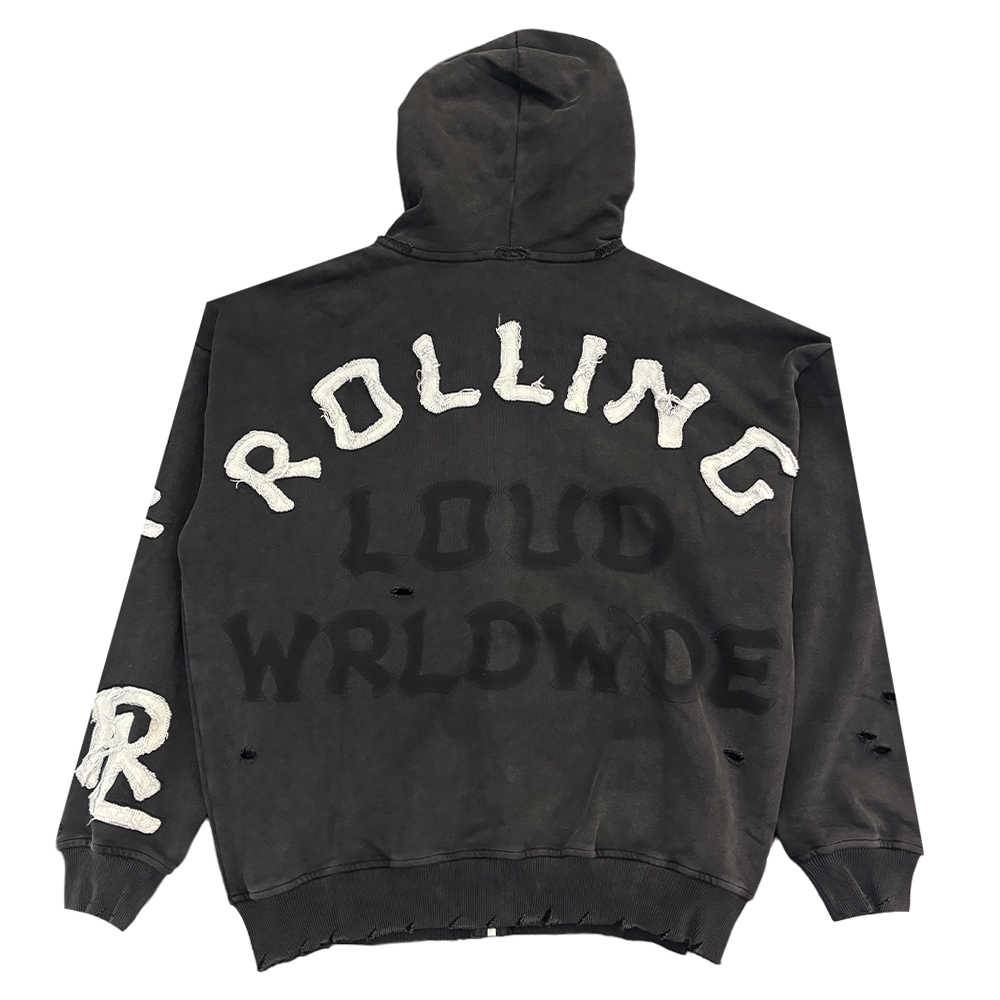 Rolling Loud WorldWide Vintage Zip Up Hoodie