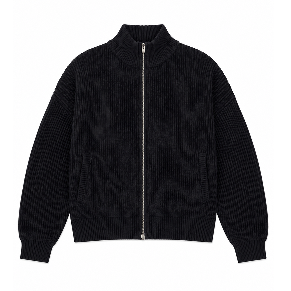 MNML Knit ZIP Up Sweater