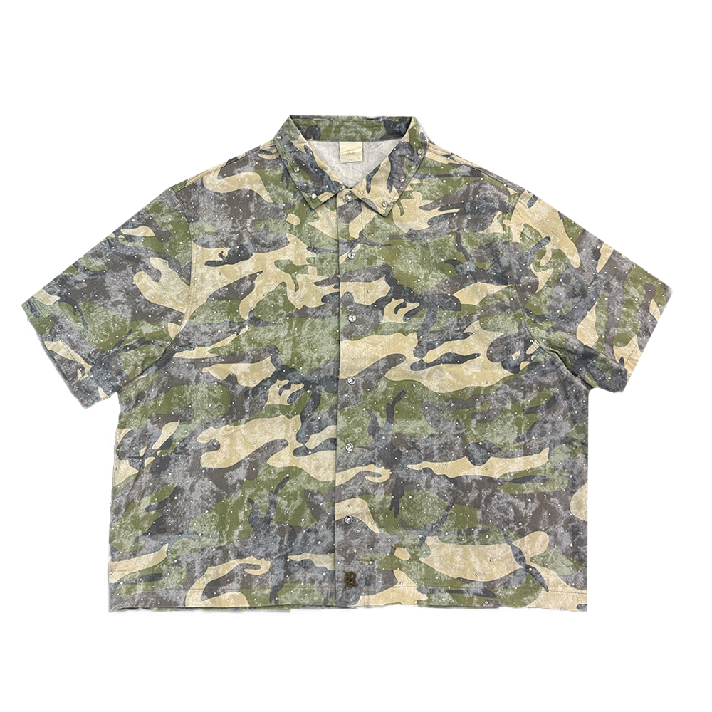 Rebel Denim Camo Wov Shirts