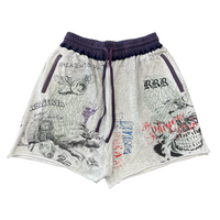 Rebel Denim Culture Shorts White