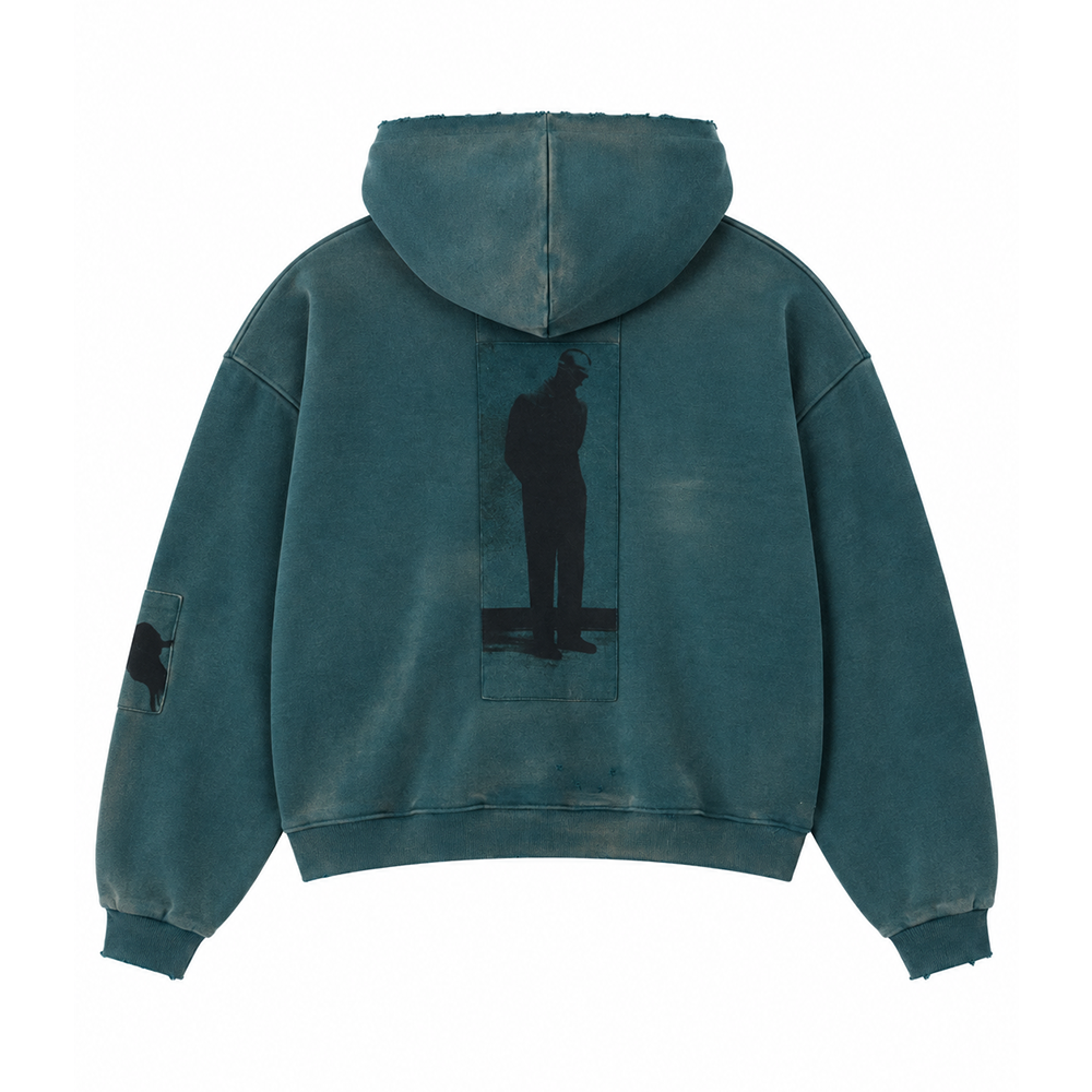 MNML Thermal Lines Terror Zip Up Hoodie