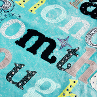 Rebel Denim Diamond Patch Tee Jade
