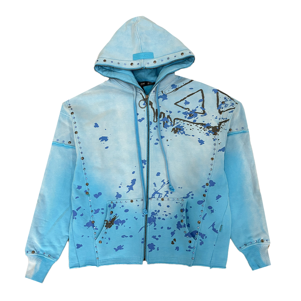 Hudson 635B Peace Zip Hoody