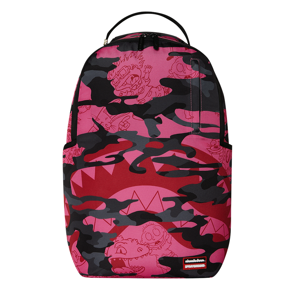 Sprayground 90s Nick Pink Camo DLXSR Backpack