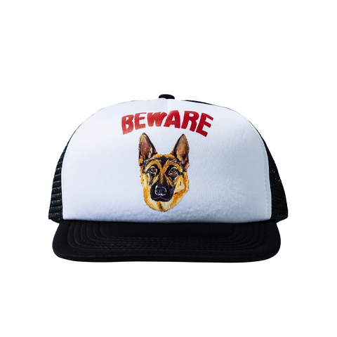 BEWARE SIGN TRUCKER HAT