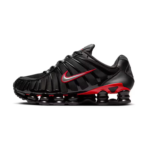 NIKE SHOX TL BLACK UNIVERSITY RED