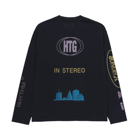 HTG VIBRATIONS LS TEE BLACK