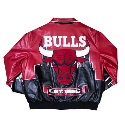 Jeff Hamilton Chicago Bulls Vegan Leather Jacket
