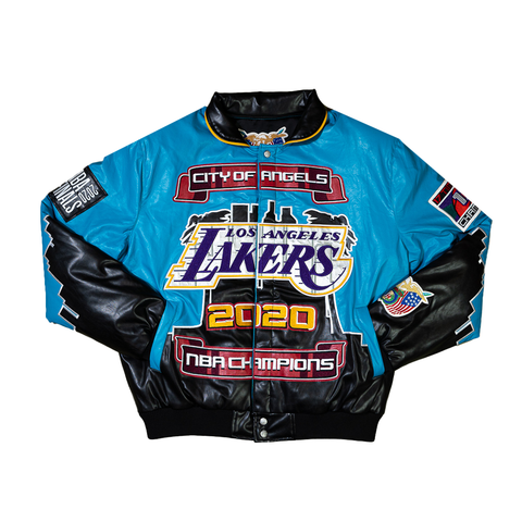 Jeff Hamilton Los Angeles  Lakers Vegan Leather Jacket