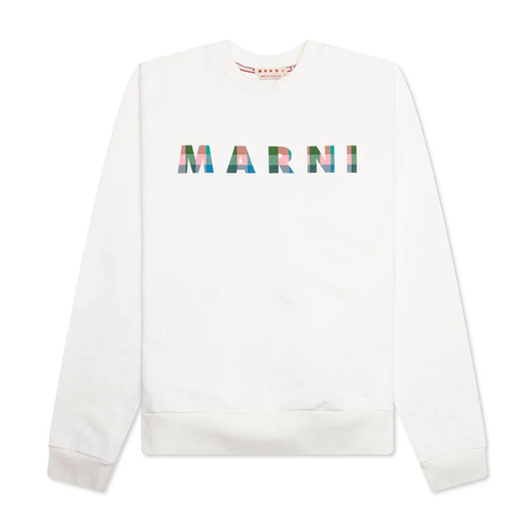 Marni Gingham Logo Sweatshirt