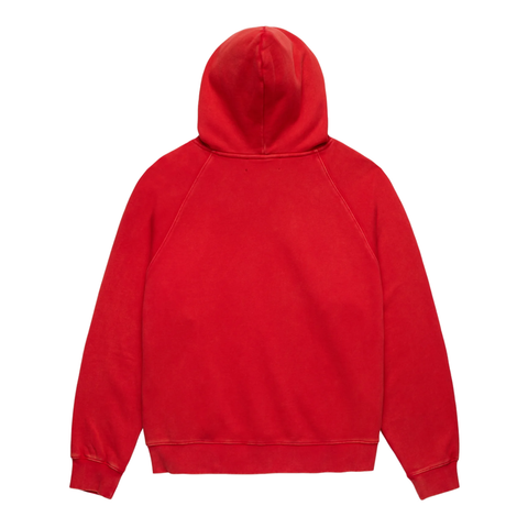 HF DESTROYED MAISON HOODIE RED