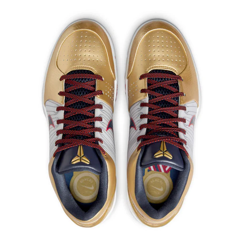 NIKE KOBE 4 PROTRO METALLIC GOLD/DARK OBSIDIAN TOP