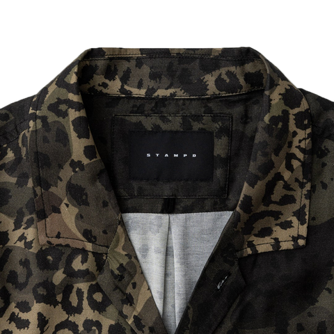Stampd Malibu Leopard Camp Collar Buttondown