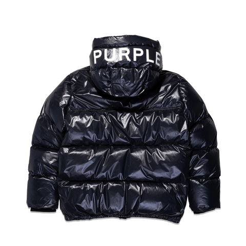 Purple Brand Nylon Down Puffer Jacket
