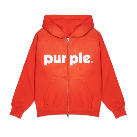 Purple Brand HWT Fleece Full Zip Hoody