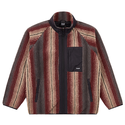 OnlyNY Radiant Stripe Fleece Jacket