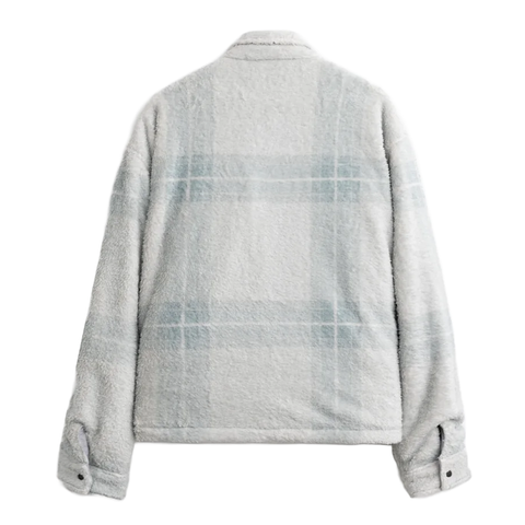 Stampd Plaid Cropped Sherpa Button Down
