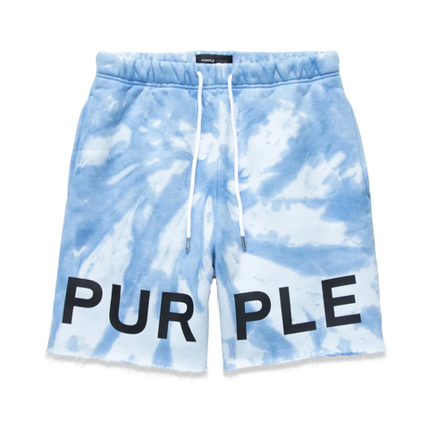 Purple Brand Tie Dye Fleece Shorts