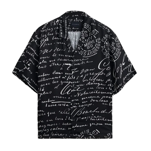 Stampd Letter Camp Collar Button Down