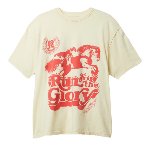 DSM ROSES TEE ANTIQUE WHITE