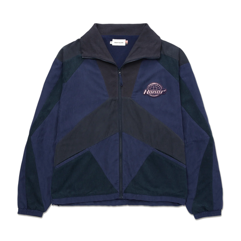 HTG COLORBLOCK ZIP UP JACKET NAVY