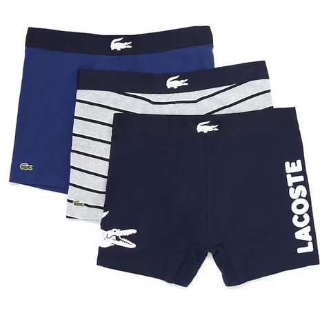 Lacoste 3-Pack Iconic Boxer Briefs