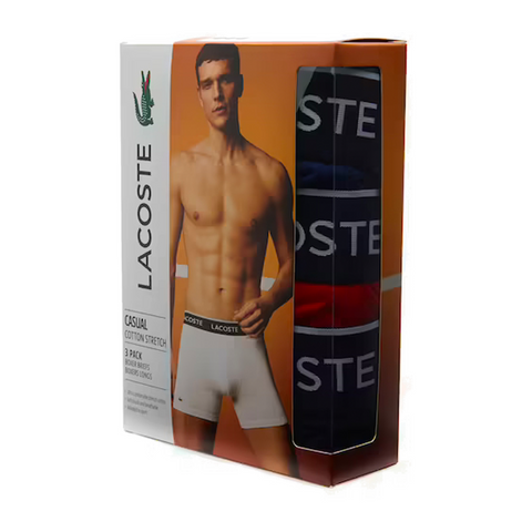 Lacoste 3-Pack Iconic Boxer Briefs