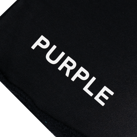 Purple Brand Fleece Black Beauty Shorts