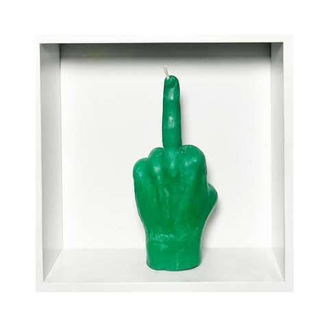 Green Icon Hand Candle