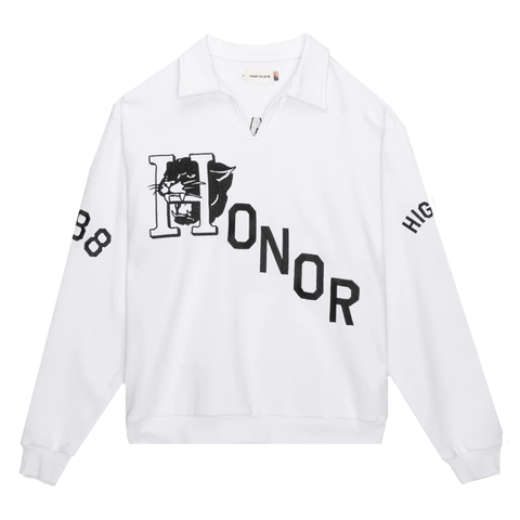 Honor The Gift Mascot Henley Sweater