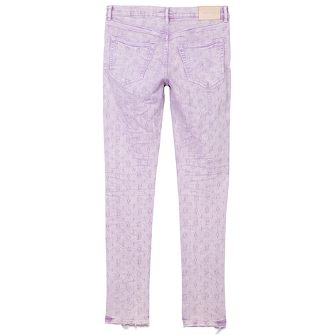 Purple Brand Lavender Monogram Jeans 33
