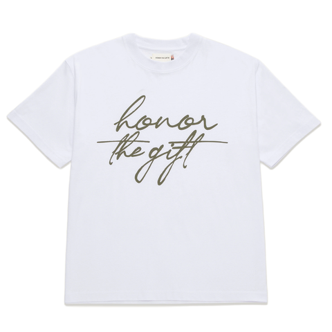 Honor The Gift Script T-Shirt